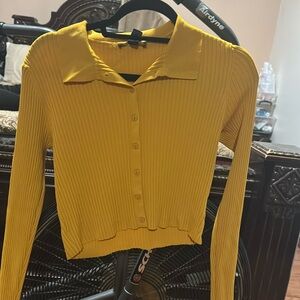 Forever 21 mustard yellow top